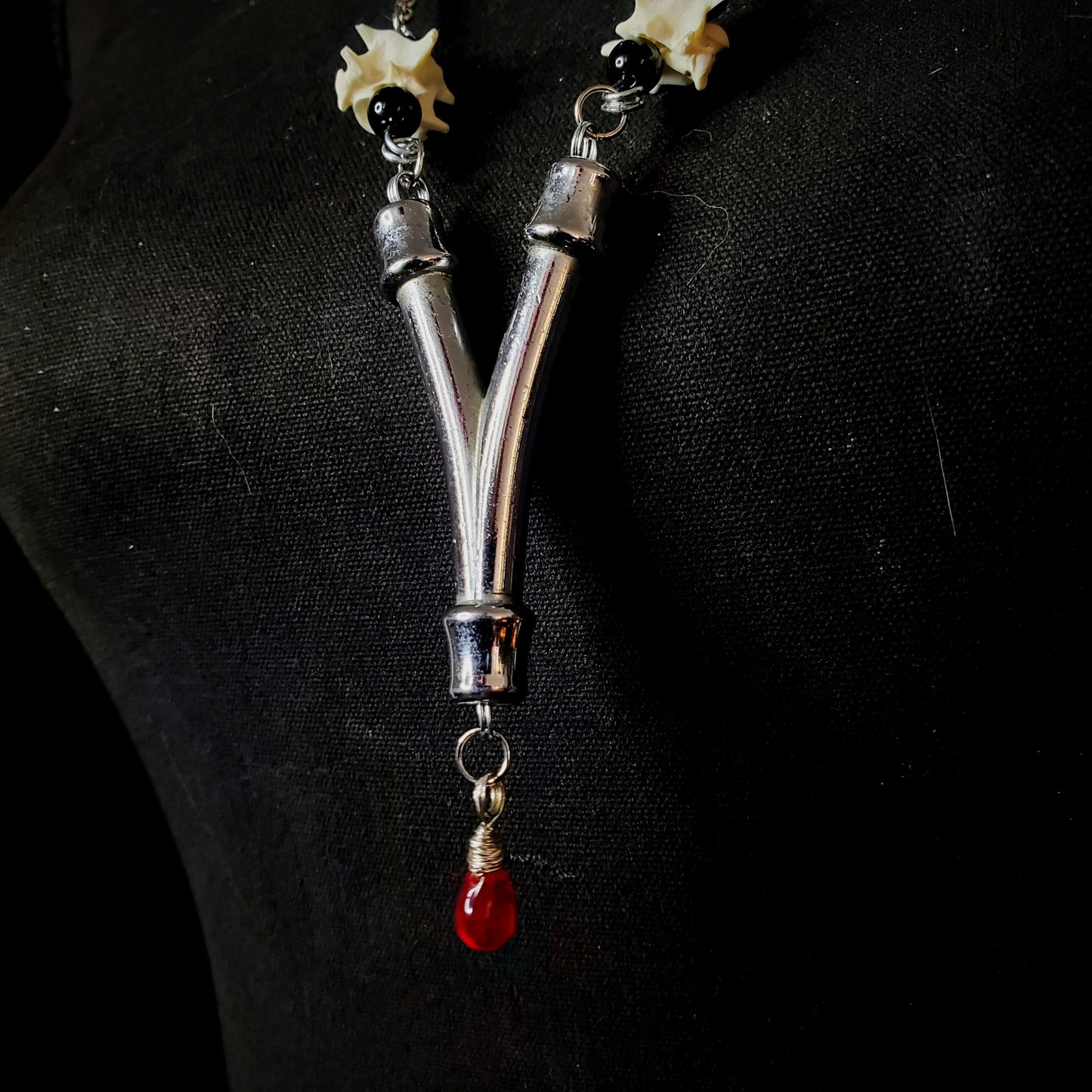 The Arterial Vertebrae Stacked Pendant