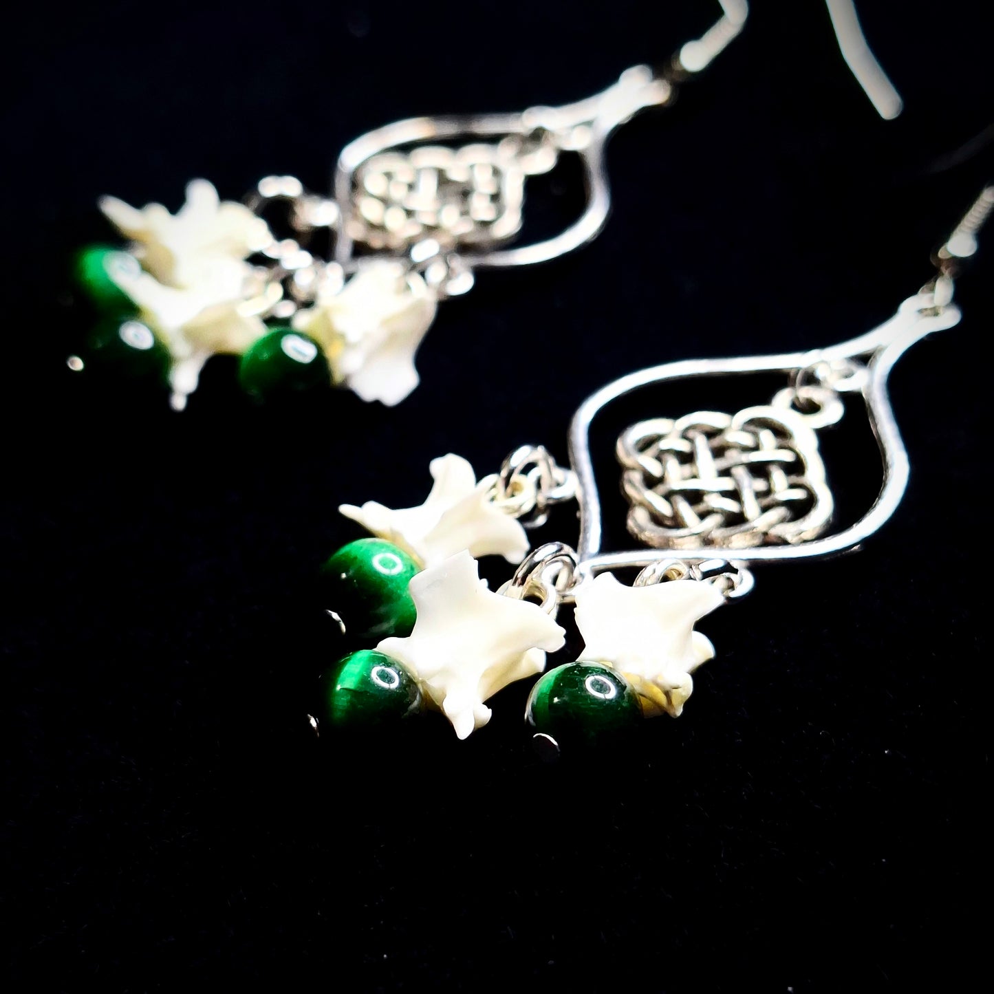 Rattle Snake Celtic Knot Earrings