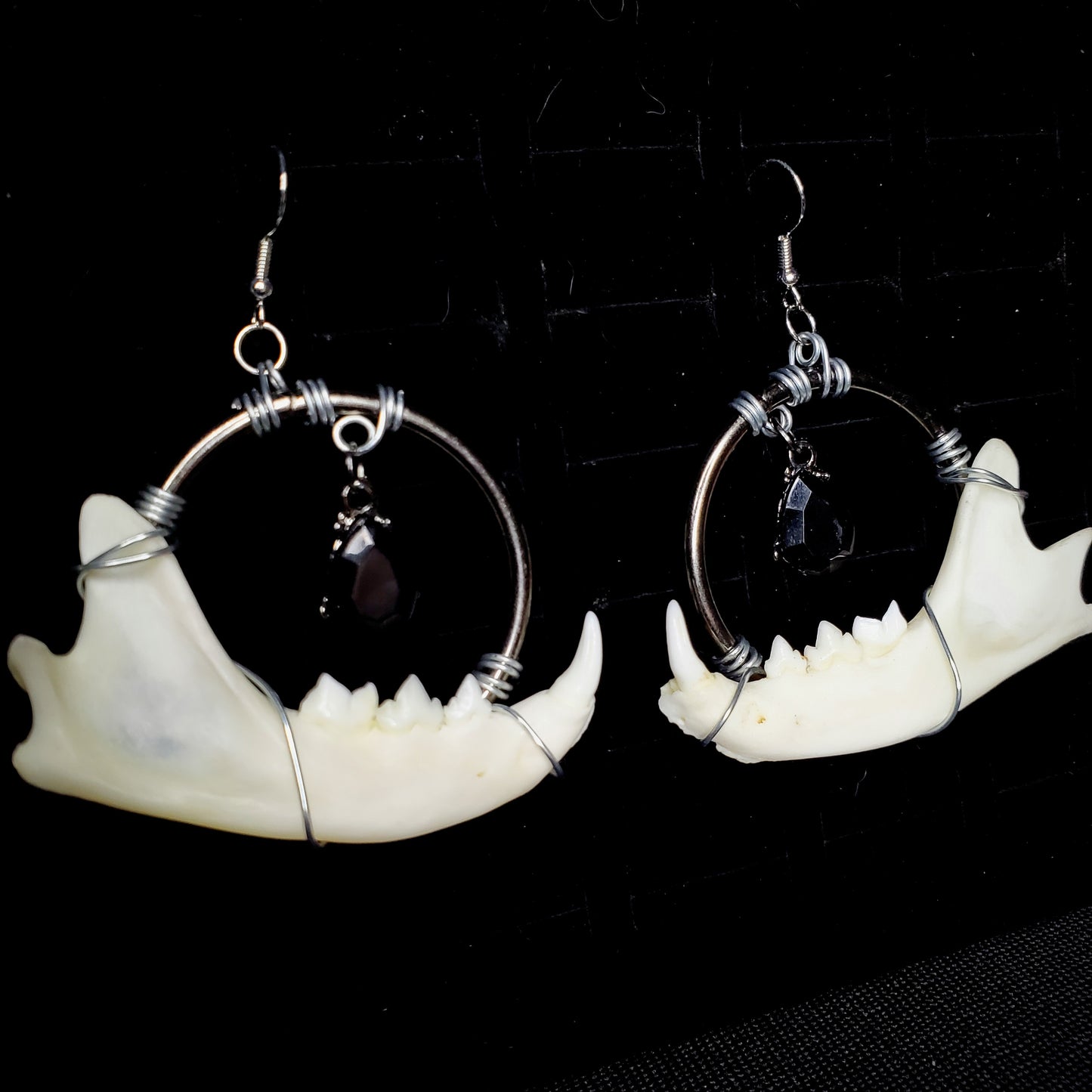Midnight Mandible Earrings