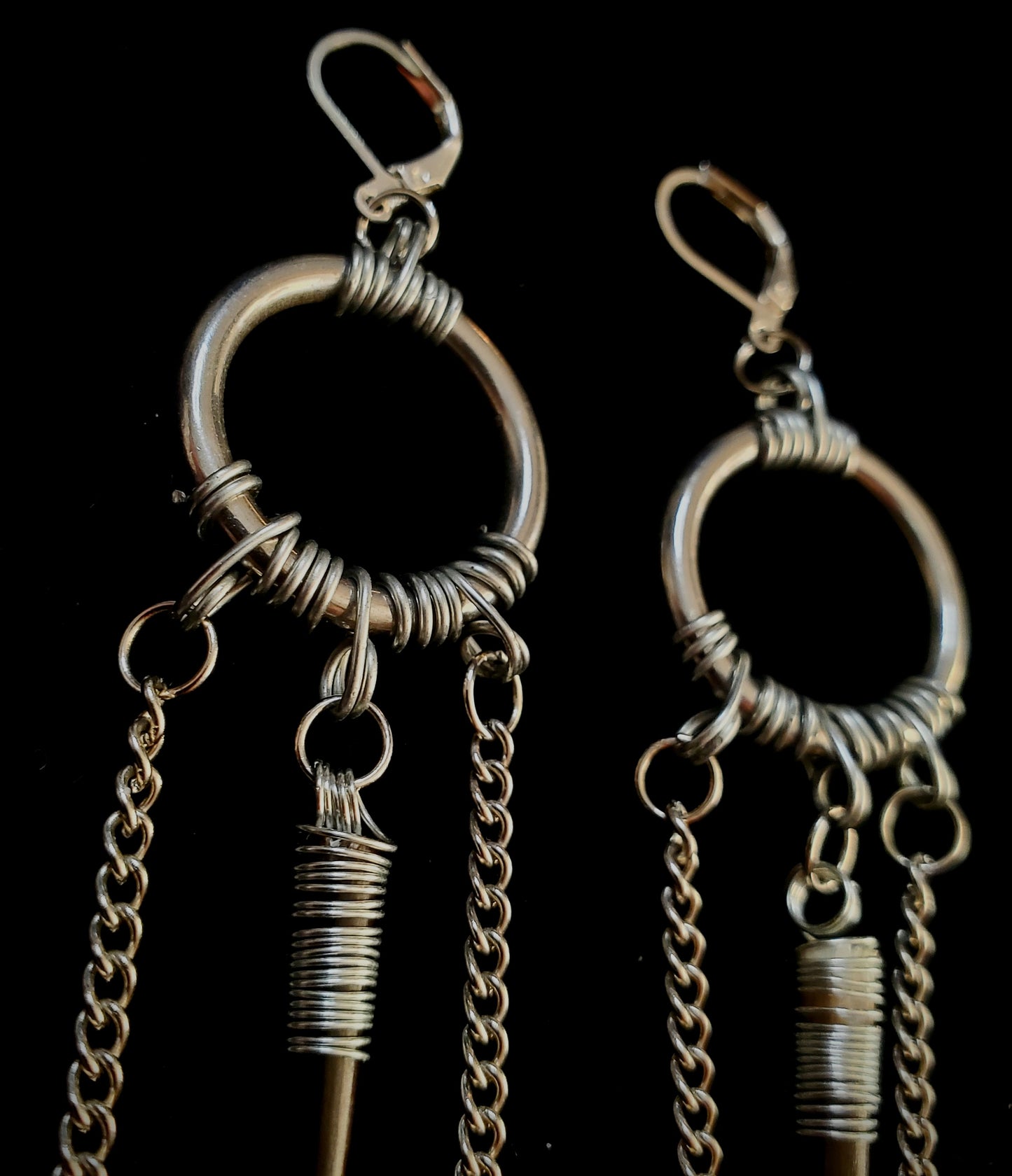 Quilled Warrior Spike Earrings