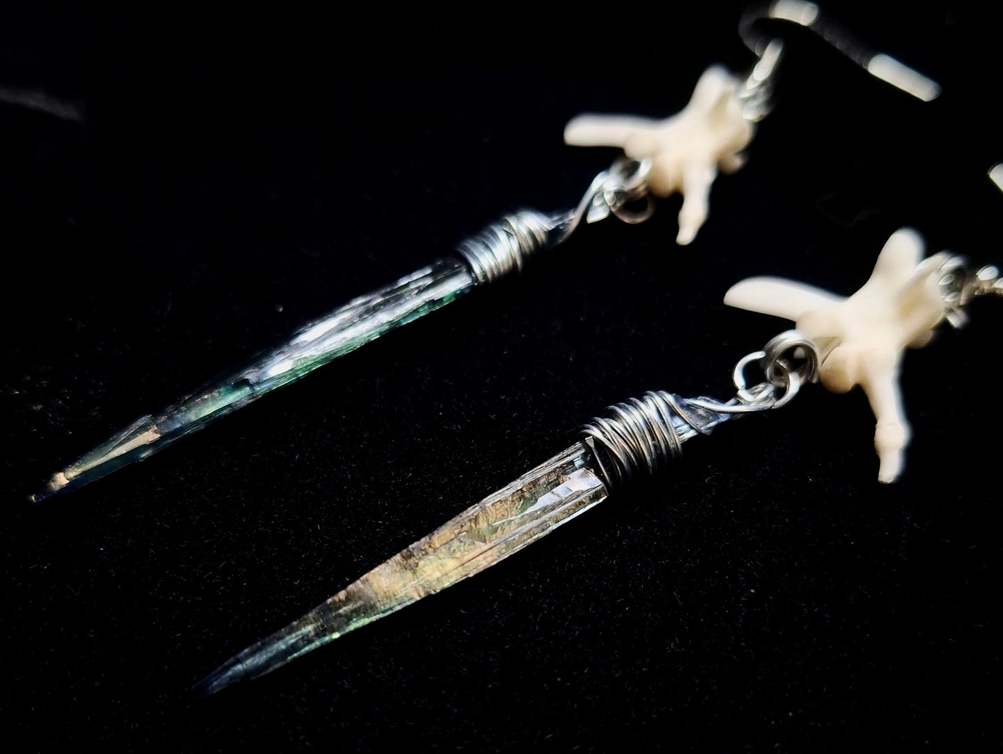 Vivianite Monitor Earrings