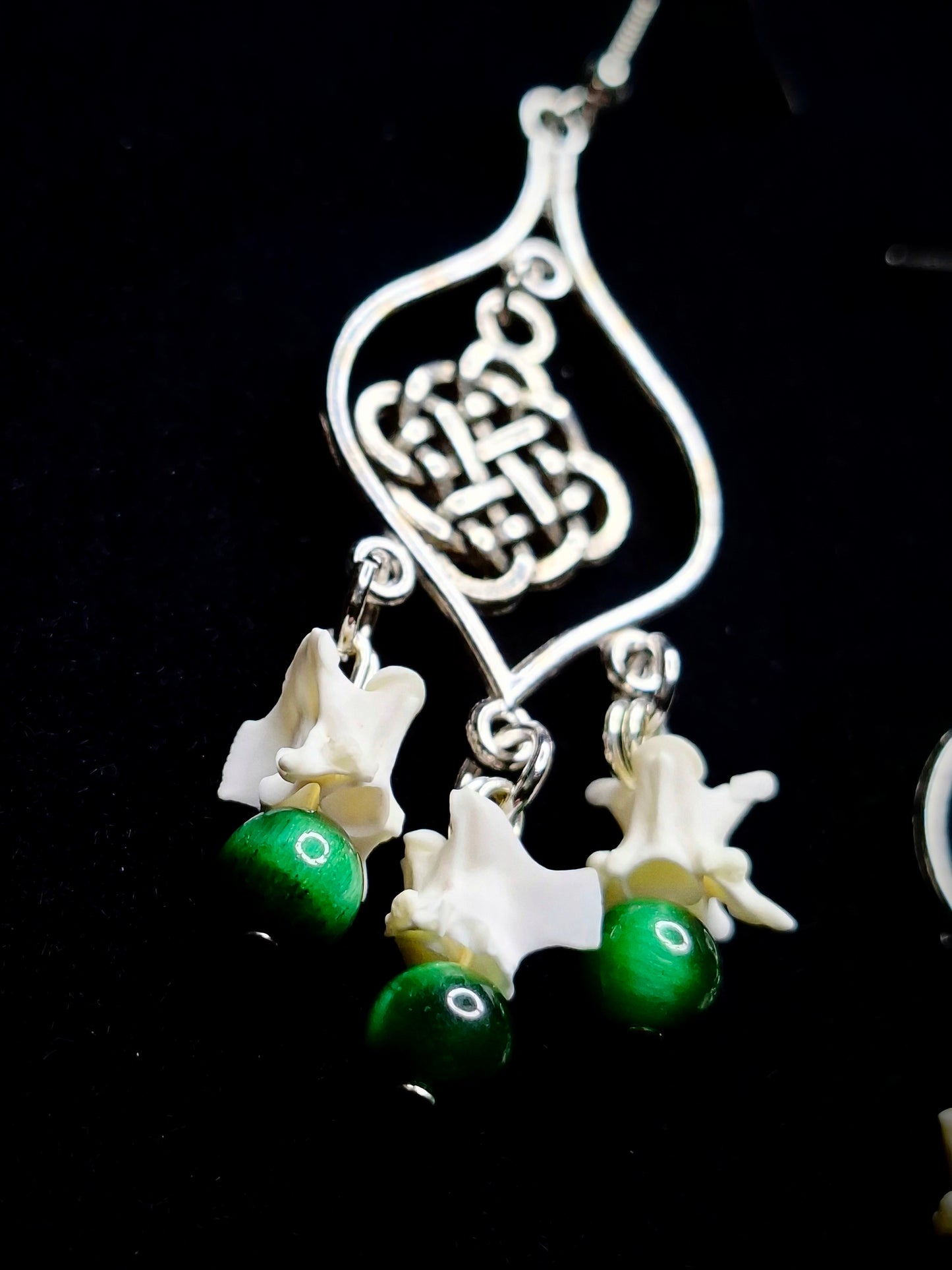Rattle Snake Celtic Knot Earrings