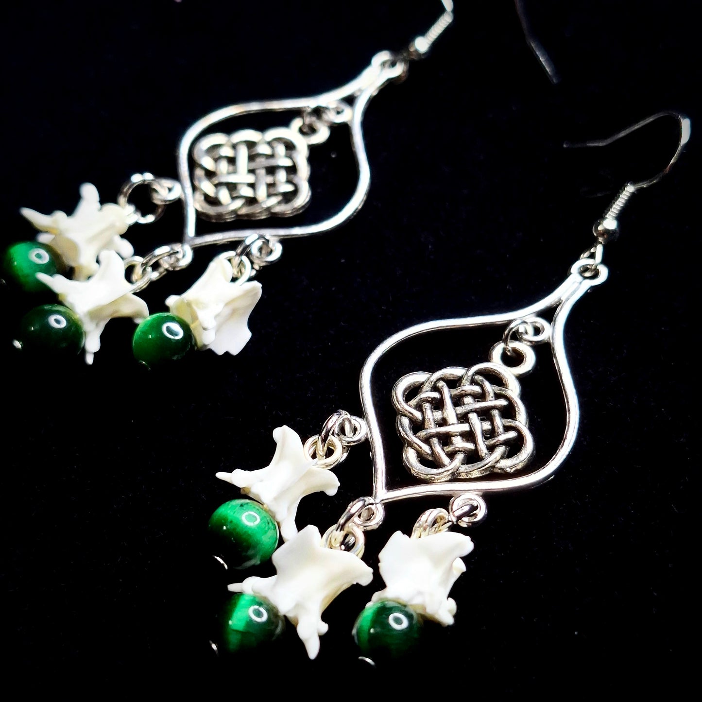 Rattle Snake Celtic Knot Earrings