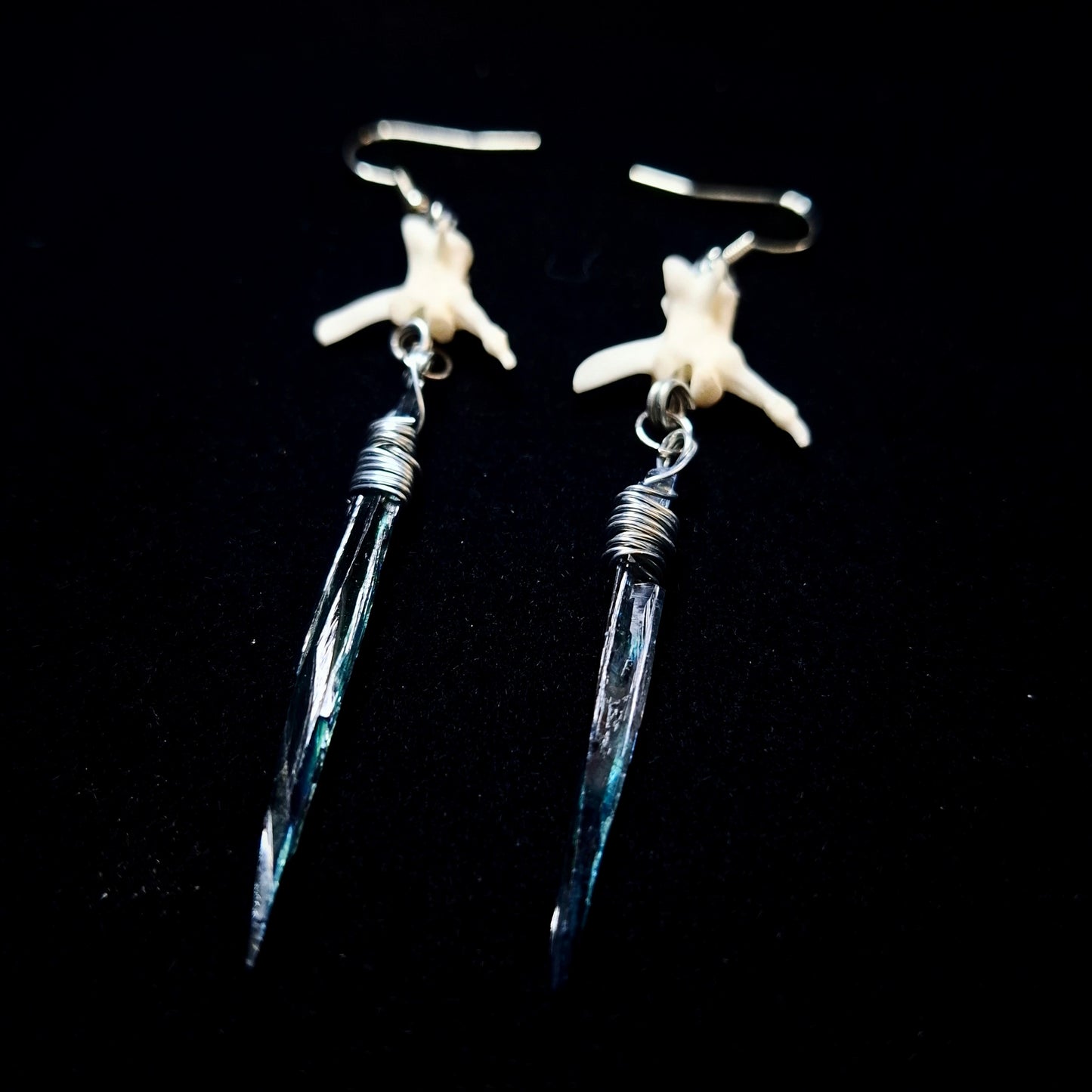 Vivianite Monitor Earrings