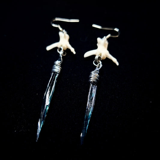 Vivianite Monitor Earrings