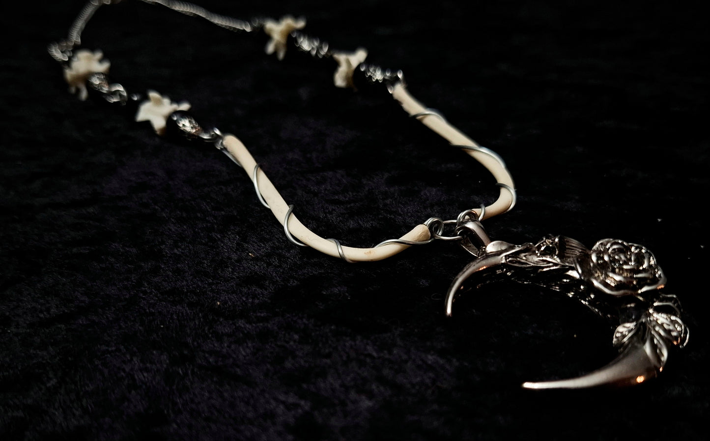 Raccoon Moon Necklace