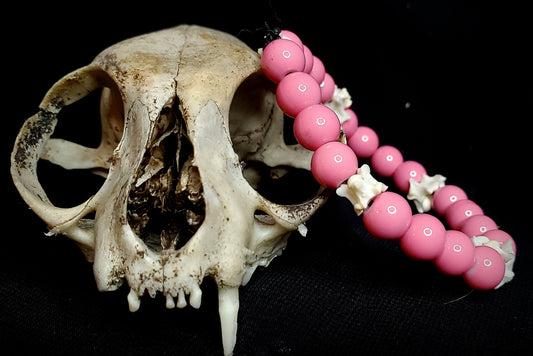 Fairy Dust: Glass Bead & Bone Bracelet
