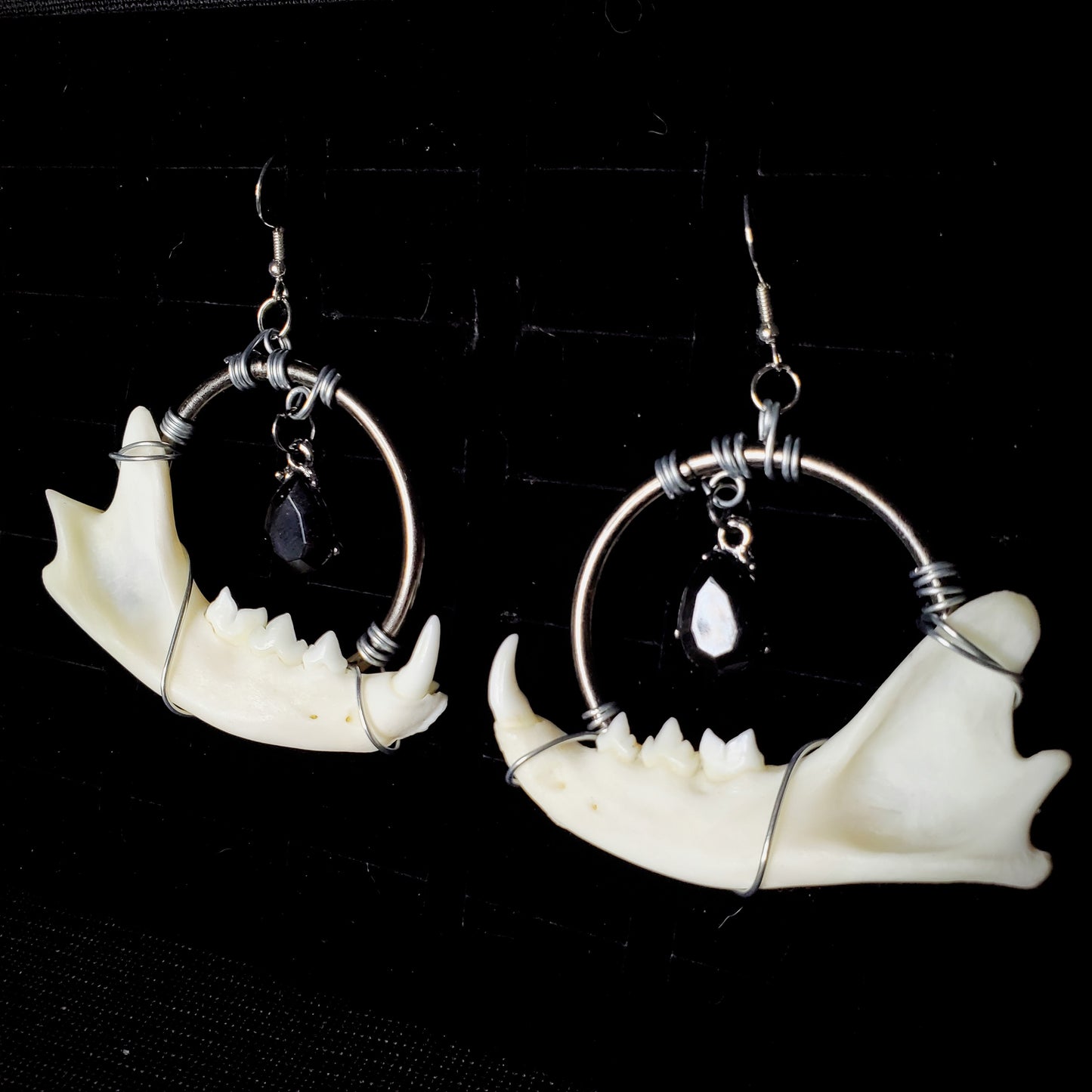 Midnight Mandible Earrings